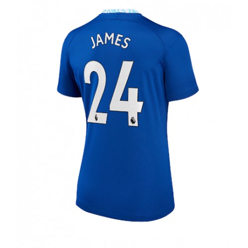 Fotbalové Dres Chelsea Reece James #24 Dámské Domácí 2022-23 Krátký Rukáv